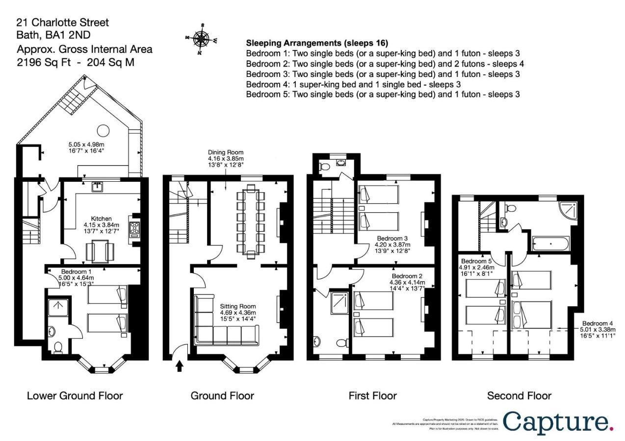 5 Bedroom Magnificent Georgian Townhouse- City Centre Μπαθ Εξωτερικό φωτογραφία