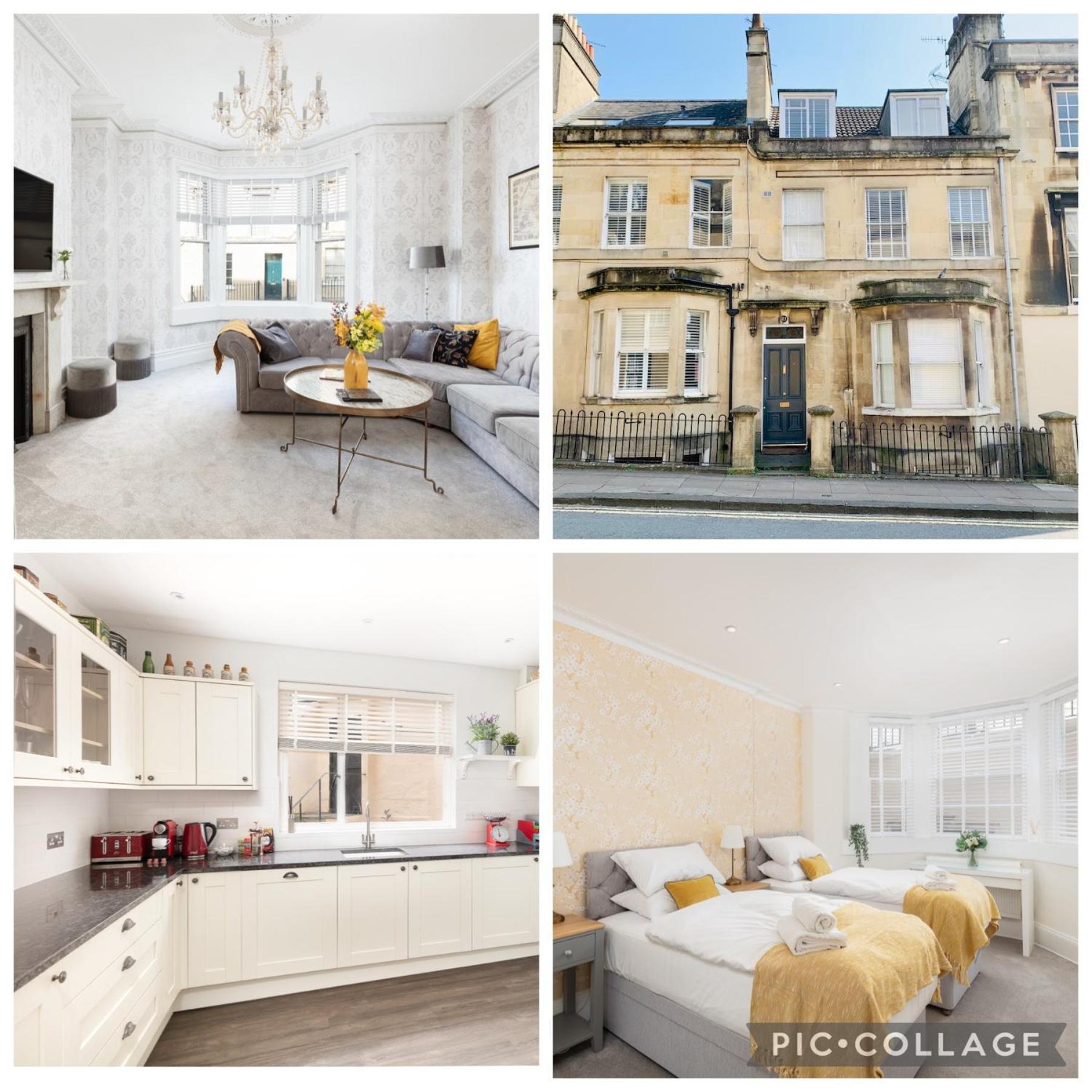 5 Bedroom Magnificent Georgian Townhouse- City Centre Μπαθ Εξωτερικό φωτογραφία